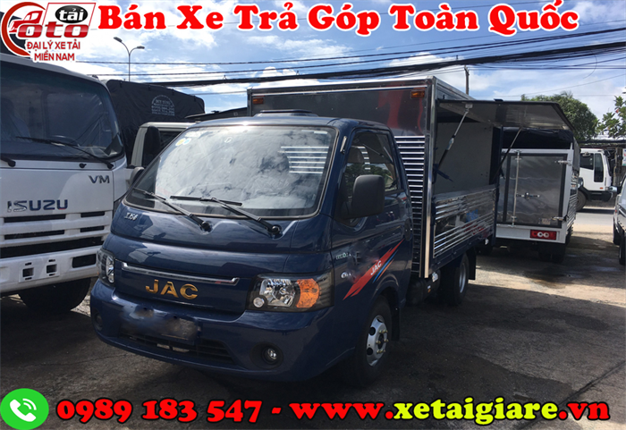 Xe Tải JAC x150 thùng bán hàng lưu động | JAC 1.5T thùng cánh dơi